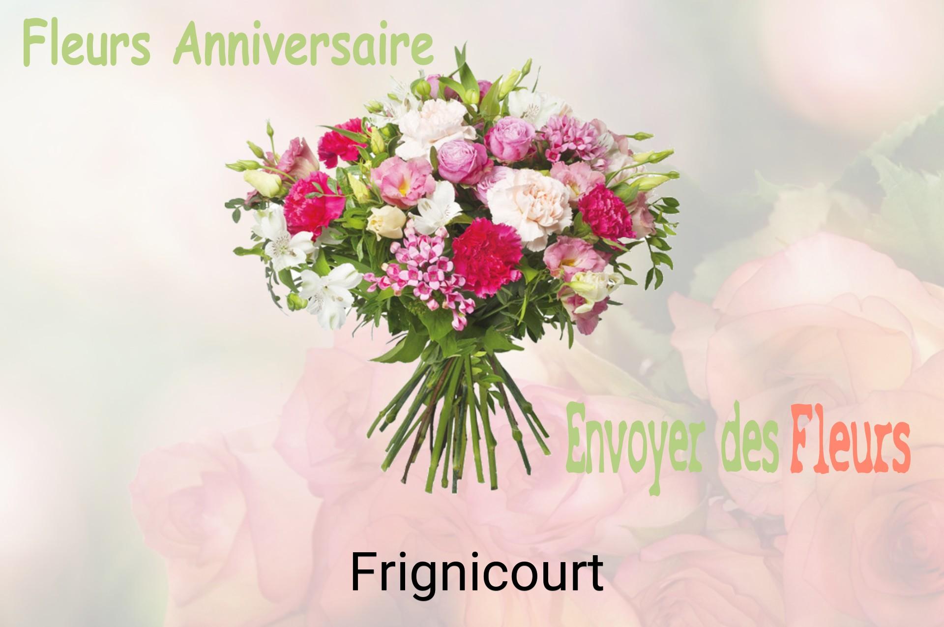 Bouquet de fleurs d’anniversaire livré à Frignicourt