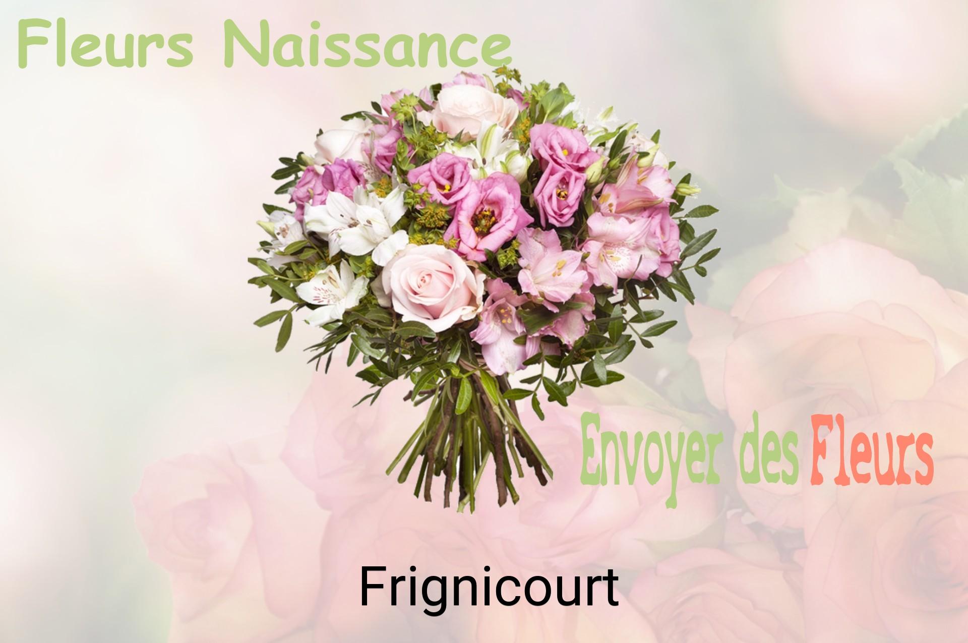 Bouquet de fleurs de naissance livré à Frignicourt